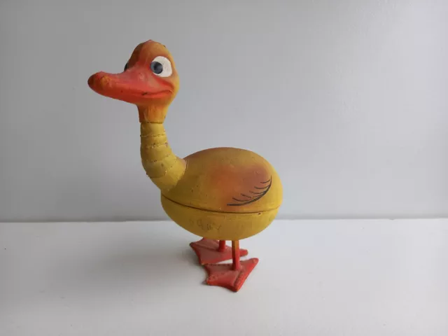 Küken Candy Container  -  30er - 40er Jahre - Beweglich - Gegliedert- Pappmaché