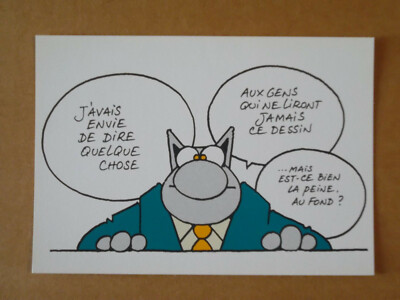 Geluck Le Chat Carte Postale Anniversaire Vous Rejouir 8 5x11 5 Cm Eur 2 99 Picclick Fr Geluck Le Chat Carte Postale Anniversaire Vous Rejouir 8 5x11 5 Cm Eur 2 99 Picclick Fr