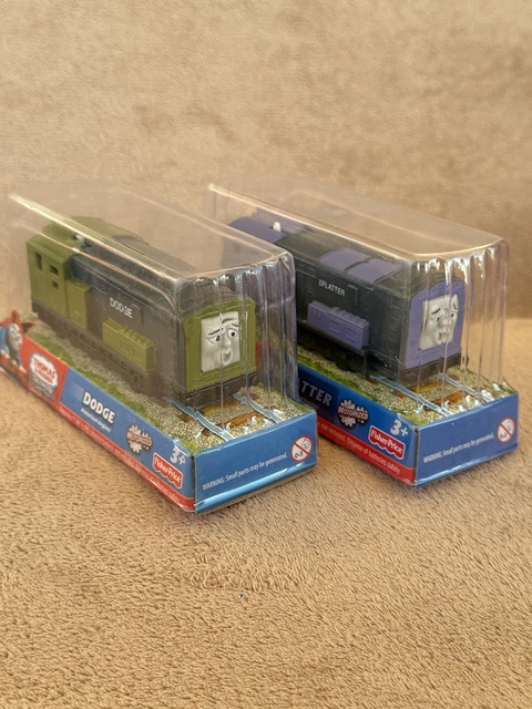 THOMAS THE TANK Engine & Friends Trackmaster Splatter & Dodge New ...