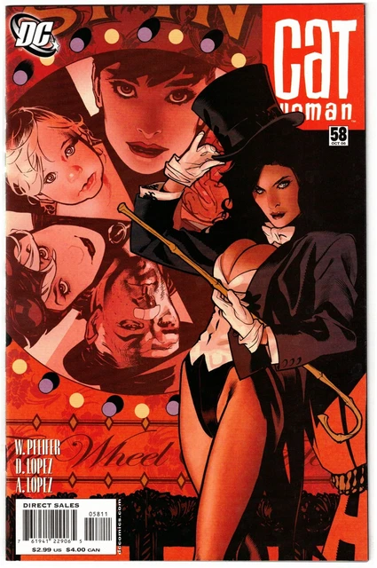 Catwoman #58 (2006)- Adam Hughes Zatanna Cover- Will Pfeifer Pete Woods- Dc- Vf+