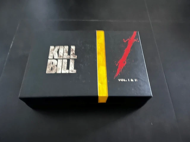 Coffret Collector Dvd Cd Kill Bill 1 et 2 Livre et Photos