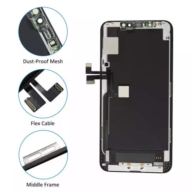 For iPhone 11 Pro Max LCD Display Touch Screen Digitizer Assembly Replacement US