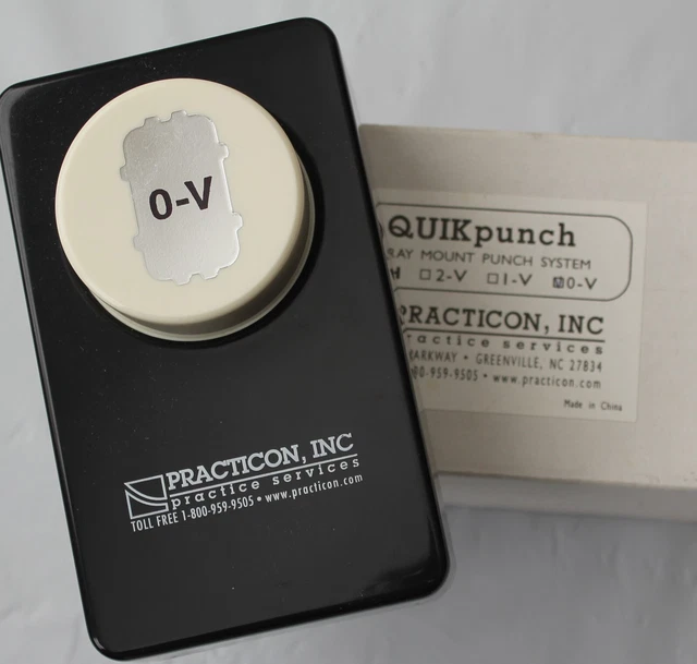 Pediatric dental x-rays paper puncher Quickpunch from Practicon Size 0