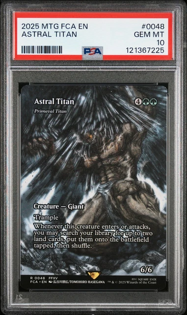 2025 MTG FINAL Fantasy Through The Ages #0048 Astral Titan Psa 10 £27. ...
