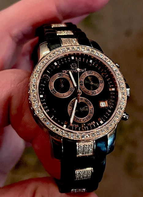 Women’s Technocrat Diamond Watch 2.50 Carats Rare Joe Rodeo Don Co Aquamaster Women’s Technocrat Diamond Watch 2.50 Carats Rare Joe Rodeo Don Co Aquamaster