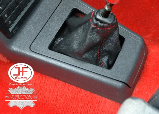 Soufflet Levier De Vitesse Mercedes W203 Automatique 2000-2006 - Cuir Noir + Cadre, Neuf