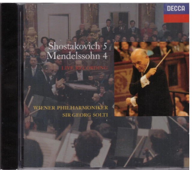SHOSTAKOVICH SINFONIA N. 5; Mendelssohn Sinfonia N. 4 / Sir