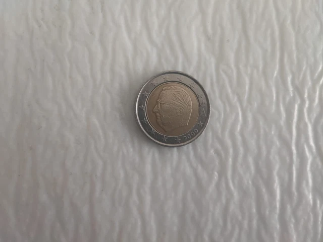 PIECE 2 EUROS Belge Rare, 2000, roi albert ll EUR 1.200,00 - PicClick FR