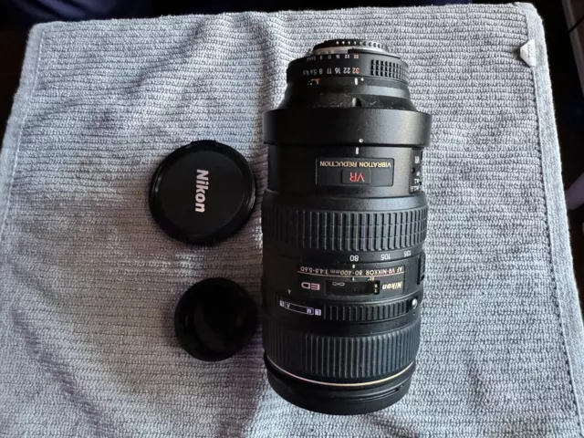 Nikon NIKKOR 80-400mm f/4.5-5.6 G SWM AF VR SIC IF N A/M M/A ED Lens