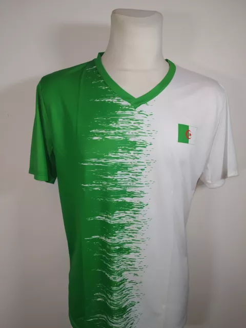 Maillot Neuf Officiel ALGÉRIE  "Supporter" Taille XL shirt football ALGERIA