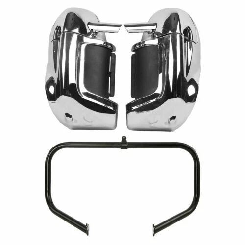 Lower Vented Fairings Engine Crash Bar Fit For Harley Touring Road King 09-2013