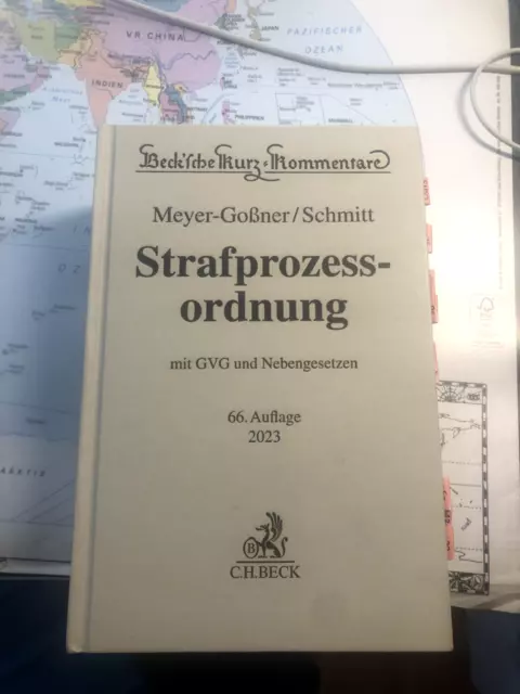Meyer-Goßner/Schmidt, StPO, Auflage 2023 inklusive Griffregister