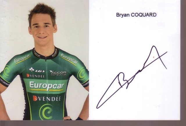 BRYAN COQUARD * AUTOGRAPHE / DEDICACE * France EUR 1,00 PicClick FR