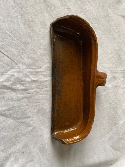 Vintage Poule sur son nid, plat de cuisson en terre cuite