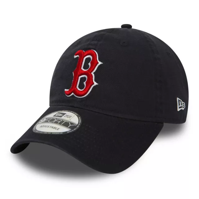 New Era Mens 9Forty Baseball Cap.mlb The League Boston Red Sox Navy Hat 8W2 11