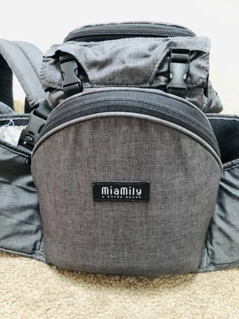 MiaMily Hipster Baby Carrier - Charcoal