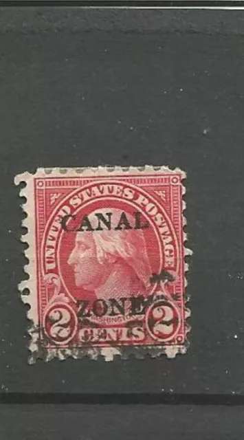 USA Washington Imprint Canal Zone Stamps Sellos Briefmarken Timbres