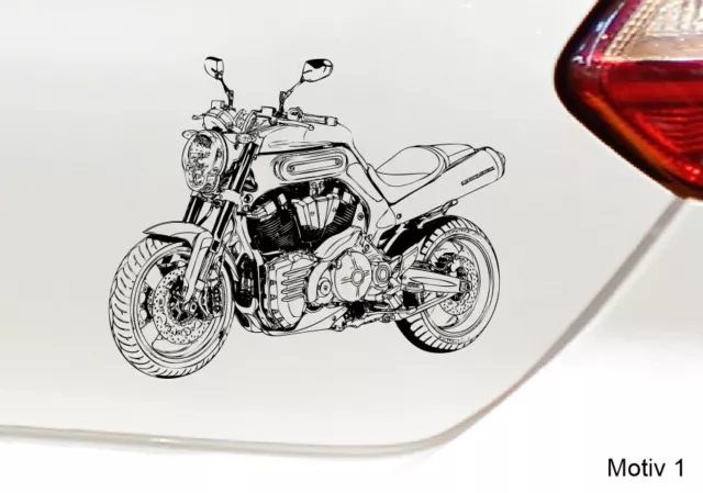 MT01 AUTO-MOTORRAD-AUFKLEBER STICKER MT-01 für den MT 01 Motorrad-Yamaha-Fan  EUR 11,50 - PicClick DE