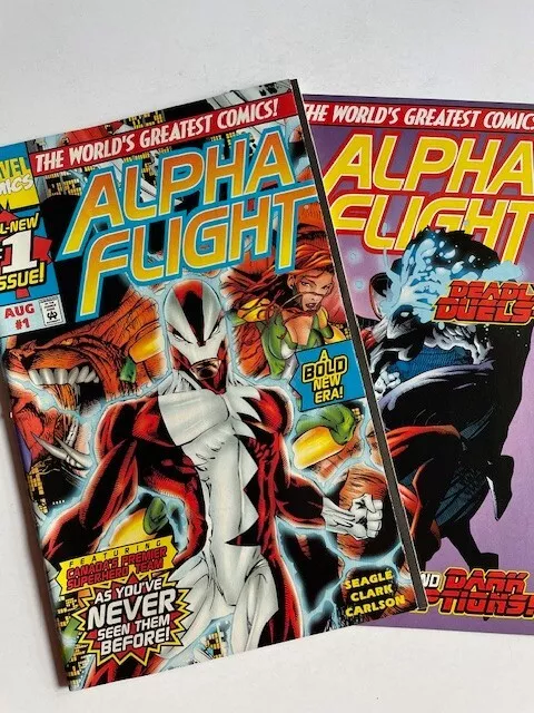 Alpha Flight #1, #2 Seagle Marvel Comics 1997