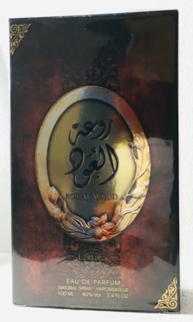 Perfumes Rouat Al Oud Lattafa para eau de parfum unisex 100 ml nuevos en caja sellada