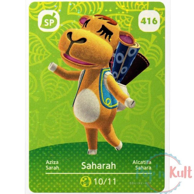 Carte Amiibo Animal Crossing 418 Gulliver Holo [EUR] Série 5, Near Mint