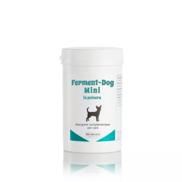 Integratore per cani Ferment-Dog Mini, fermenti lattici e intestino  10-30-60 gr
