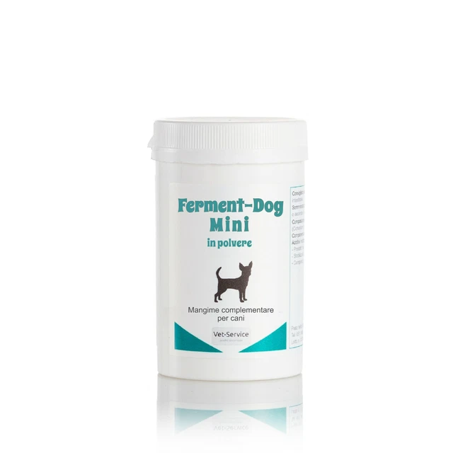 Integratore per cani Ferment-Dog Mini, fermenti lattici e intestino  10-30-60 gr