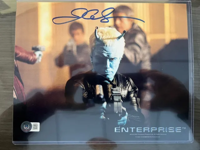 Jeffrey Combs Star Trek Enterprise Rare Hand Signed Autographed Beckett COA 10x8