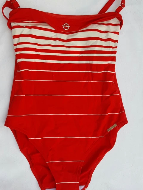 Bas De Maillot De Bain Lise Charmel Taille 46 - Neuf Avec étiquette, Rouge Et Or