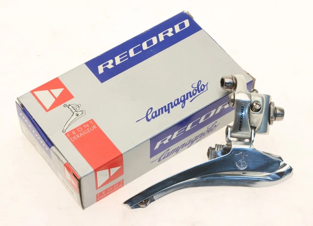 LOTTO DERAGLIATORE ANTERIORE Campagnolo record, pedali, freni, serie LOTTO DERAGLIATORE ANTERIORE Campagnolo record, pedali, freni, serie