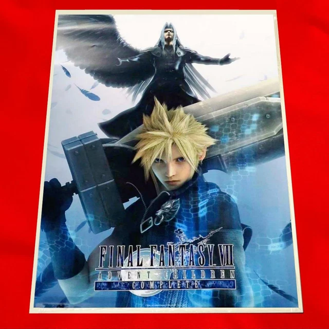 B2ポスター ファイナルファンタジー　7 ADVENT CHILDREN FF7 Aitai☆Kuji Final Fantasy VII Advent Children Complete