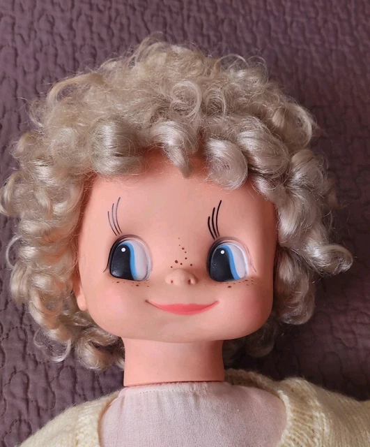 Poupée Migliorati 50cm De 1982 – À Restaurer (jambe Cassée) – Italie
