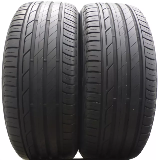 2 x BRIDGESTONE 215/50 R18 92W Turanza T001 Sommerreifen DOT19/18 7-7,5mm