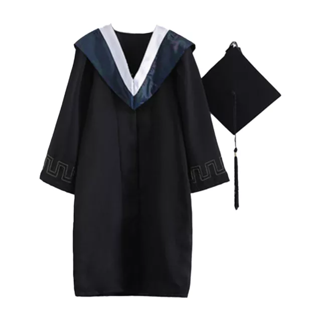 1 Set Academic Dress Durable Washable Elegant Festive Touch Graduation Dress