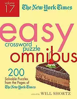 New York Times Easy Crossword Puzzle - Paperback, by The New York - Very Good h