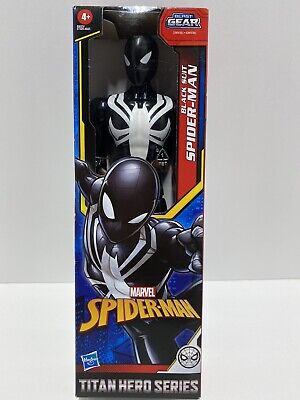 Spider-Man 12 Inch Action Figure Titan Hero Series Black Suit. Brand New! 