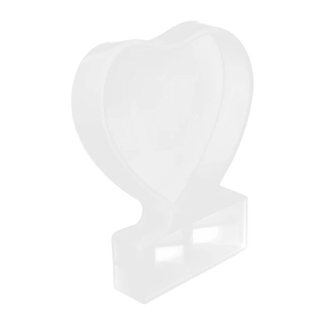Molde de resina para moldes epoxi de silicona en forma de corazón para fundición y, A3W6