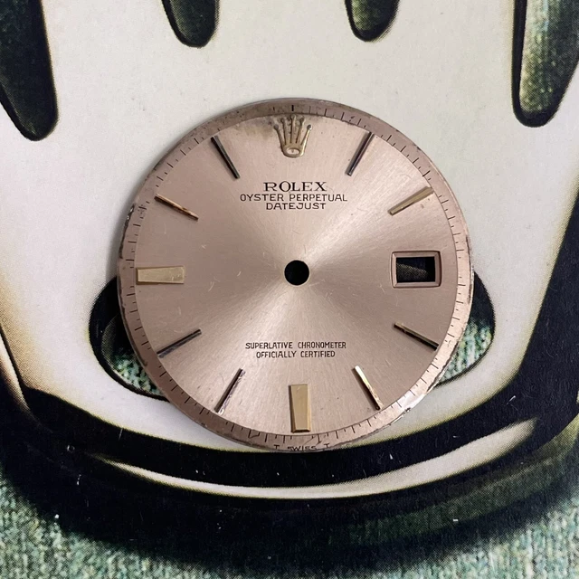 Rolex Oyster Perpetual Datejust Mens 36mm Gold Dial Gold Stick Jubilee Ref 1601 Rolex Oyster Perpetual Datejust Mens 36mm Gold Dial Gold Stick Jubilee Ref 1601