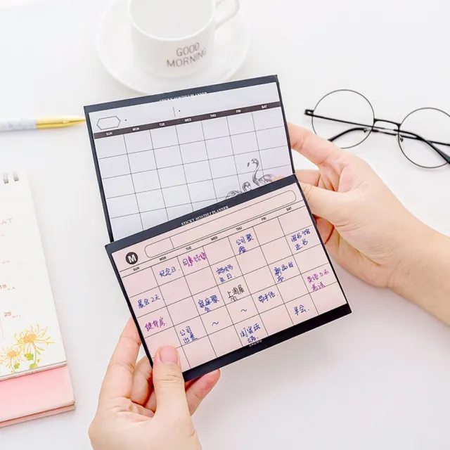 Pad Month Plan NoteBook Desktop Schedule Book Tearable Notebook Plan Notebook