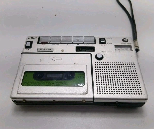 Vintage Sony TC-40 Cassette-Corder A B Battery Tape Recorder Retro- in