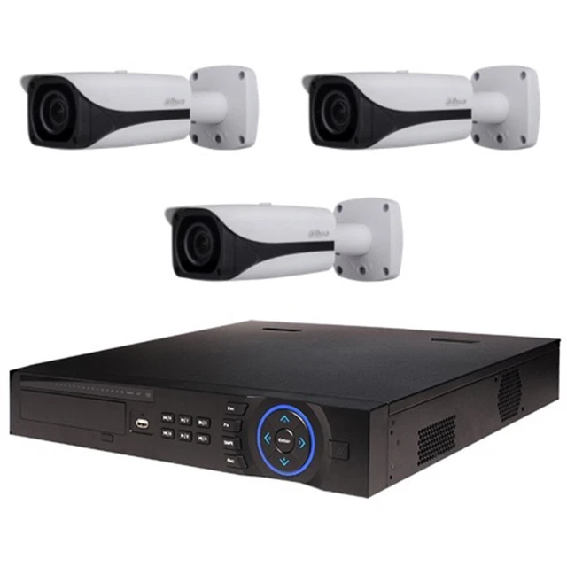 Kit de Vidéosurveillance Dahua Enregistreur dvr et 3 Caméras Box Analo... pas cher