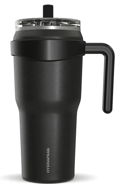Roadster 40Oz Tumbler with Handle and 2-In-1 Straw Lid, Insulated Leak Proof Dou