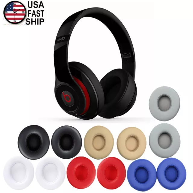 L+R Ear Pad Cushion Replacement For Beats Dr. Dre Solo 2 Solo 3 Wireless / Wired