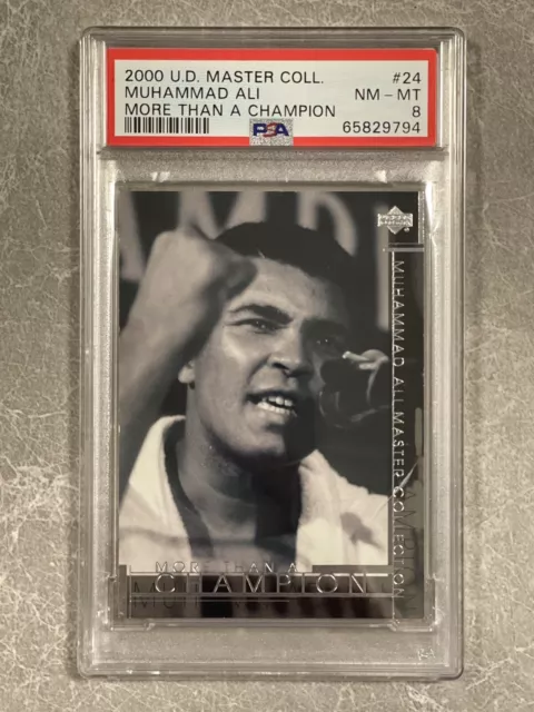 2000 Upper Deck Master Collection Muhammad Ali /250 #24 PSA 8 NM-MT