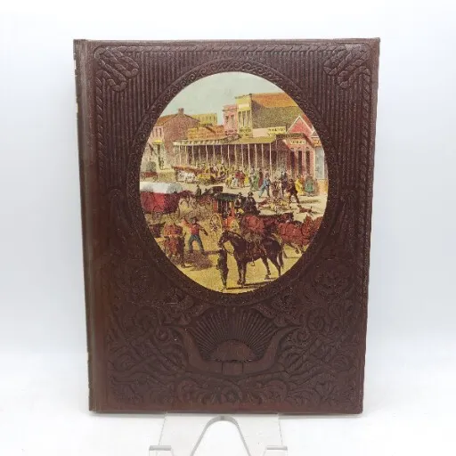 Time Life Old West Book The Townsmen Faux Leather Bond