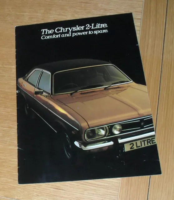 Chrysler 2 Litre Brochure 1980