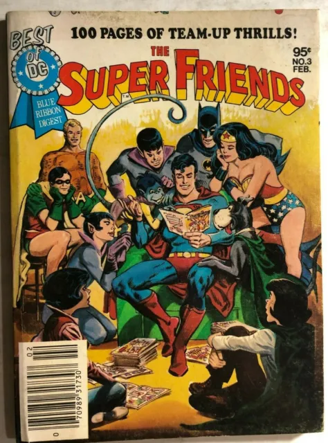 BEST OF DC SPECIAL BLUE RIBBON COMICS DIGEST #3 (1980) Super Friends VG++