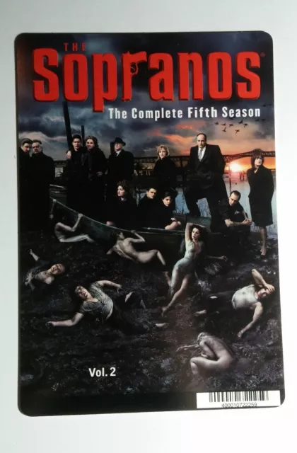 THE SOPRANOS FIFTH SEASON CAST COVER ART MINI POSTER BACKER CARD (NOT a movie)