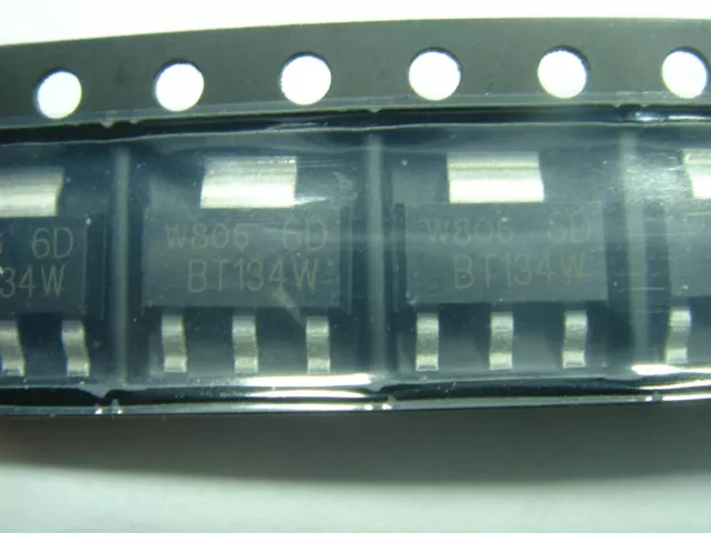 BT134W-600 Triac 1A 600V Dpack #19-131