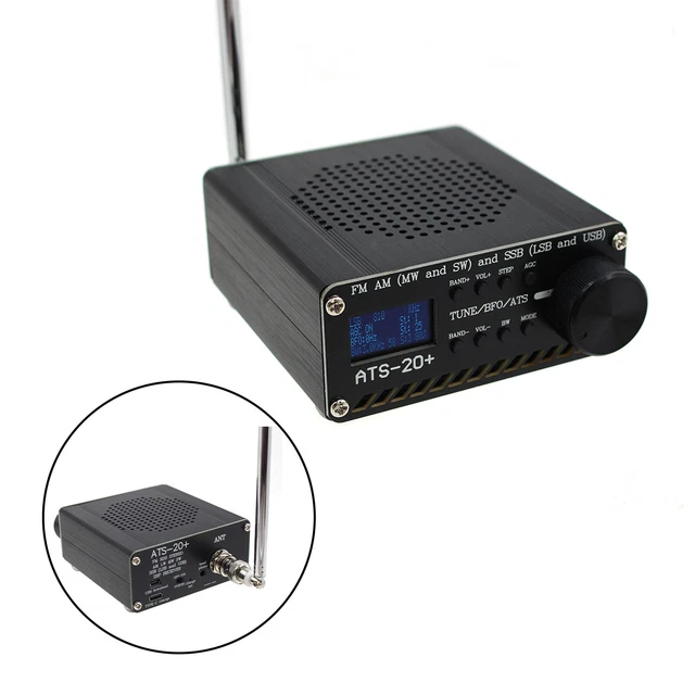 NUOVO RICEVITORE RADIO ATS-20+ Plus ATS20 V2 SI4732 FM AM (MW & SW) SSB ...